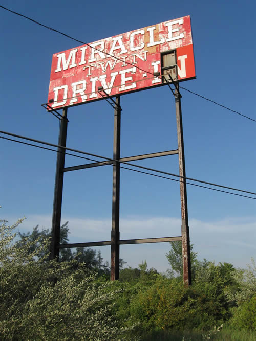 Miracle Twin Drive-In Theatre - FADING FAST JUNE 2012